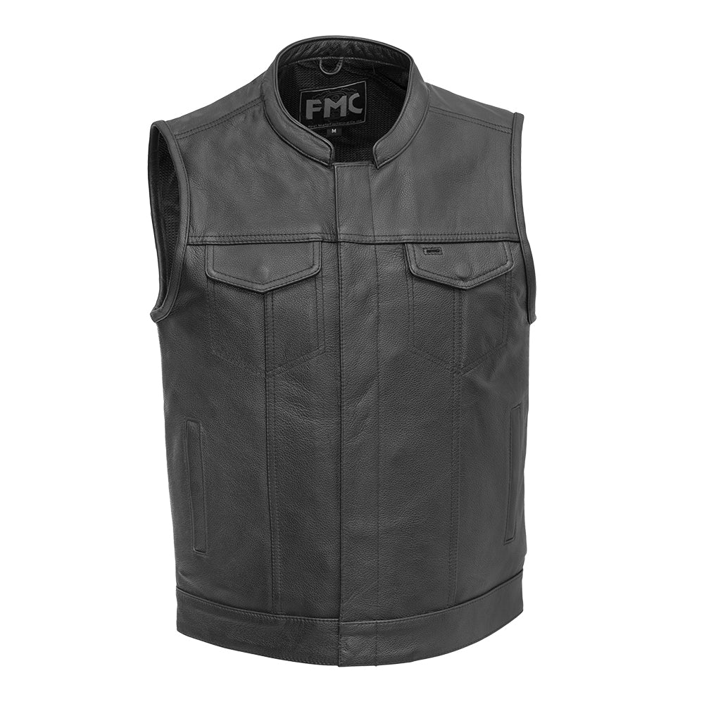 Blaster Men s Leather Motorcycle Vest First MFG Co