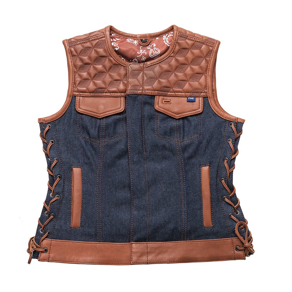 Custom jean vest fashion