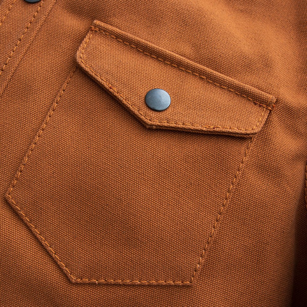 Brawn Men's Motorcycle Canvas Shirt Men's Shirt First Manufacturing Company