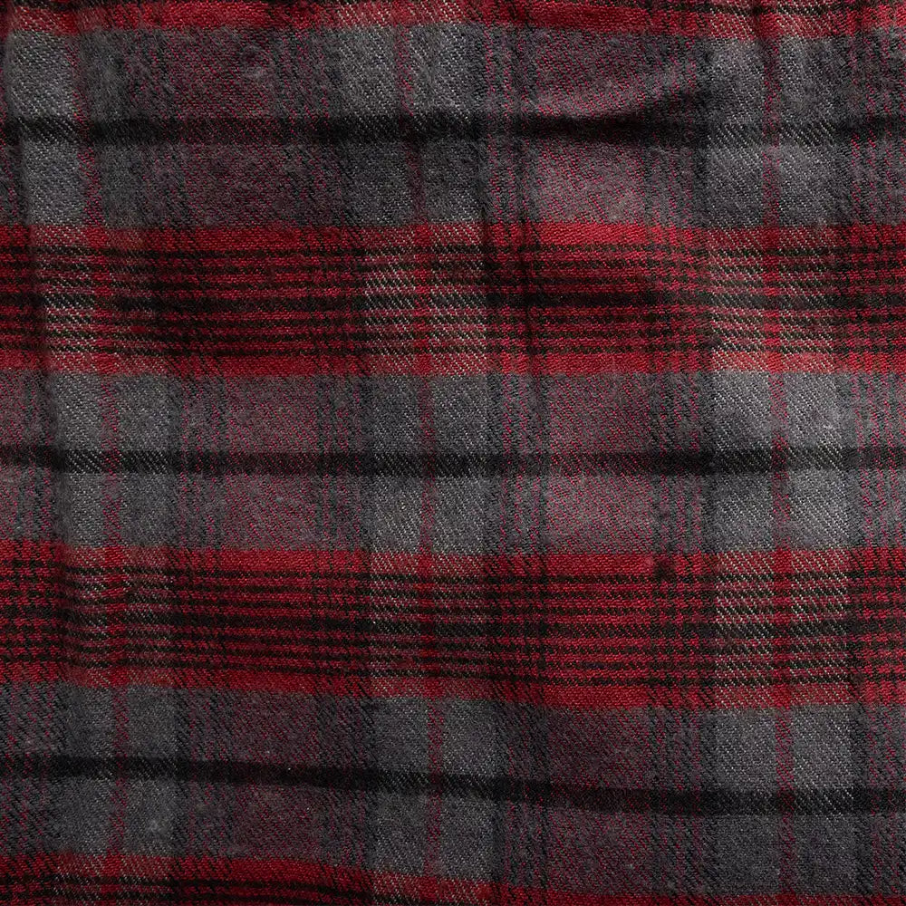 Vintage - Men’s Plaid Canvas Motorcycle flannel Shirt Men's Shirt First Manufacturing Company