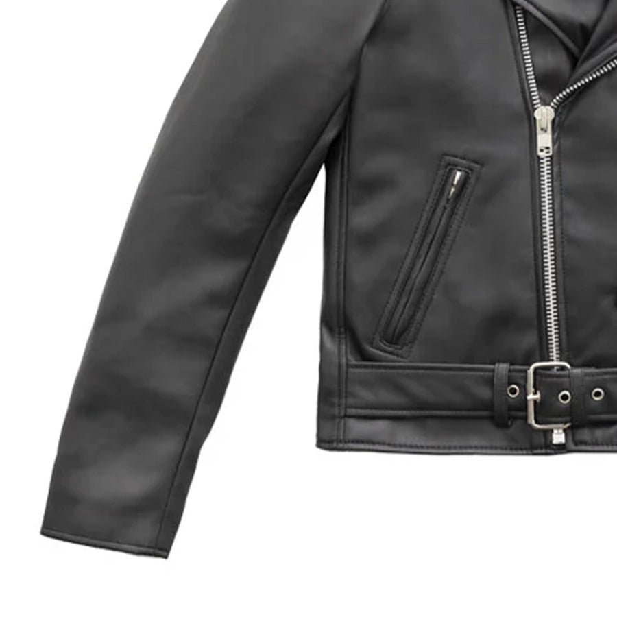 Cassandra - Women's Vegan Leather Motorcycle Jacket Women's Leather Jacket Jackets