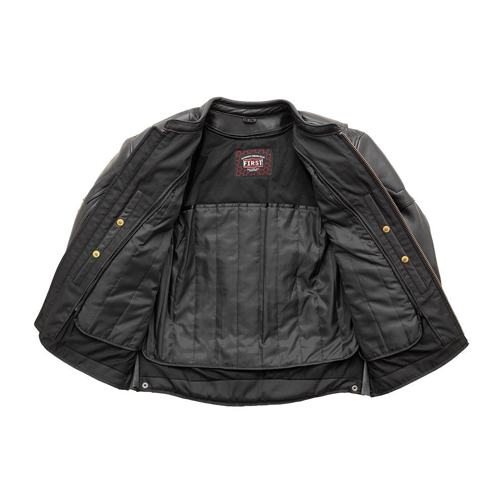Chaos - Men's Leather Motorcycle Jacket Men's Leather Jacket Jackets
