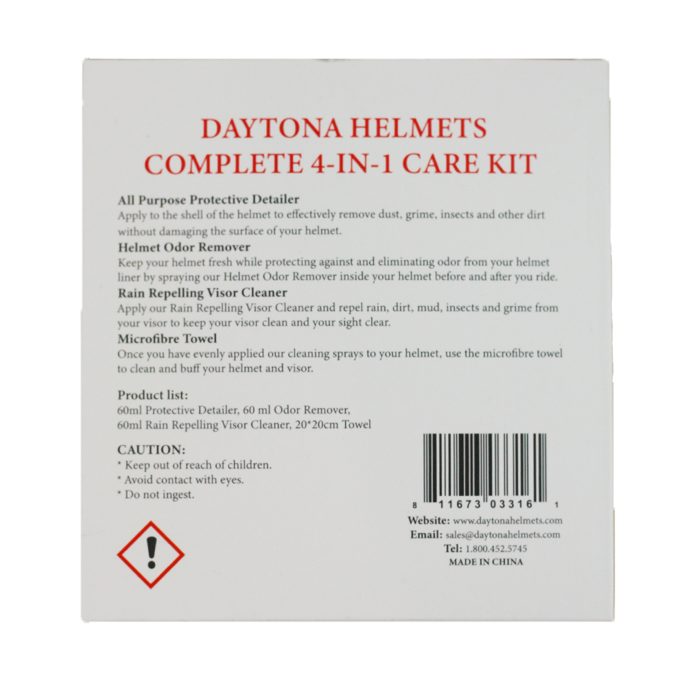 Helmet Care Kit- 1/2 Dozen (CK-6) CARE KIT Daytona Helmets