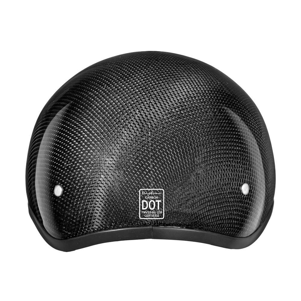 D.O.T. Daytona Skull Cap- Grey Carbon Fiber DAYTONA SKULL CAP - CARBON FIBER Daytona Helmets