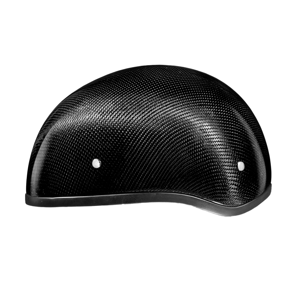 D.O.T. Daytona Skull Cap W/O Visor- Grey Carbon Fiber DAYTONA SKULL CAP - CARBON FIBER Daytona Helmets