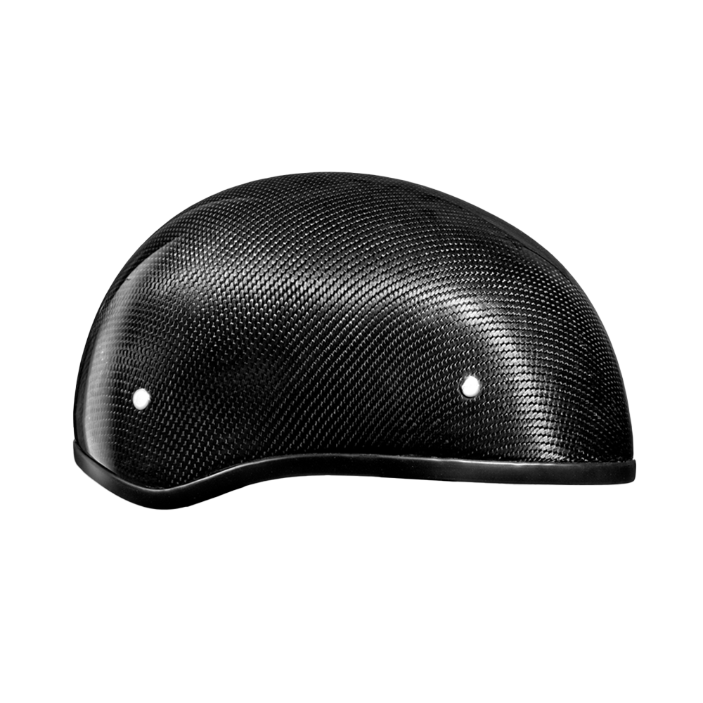 D.O.T. Daytona Skull Cap W/O Visor- Grey Carbon Fiber DAYTONA SKULL CAP - CARBON FIBER Daytona Helmets