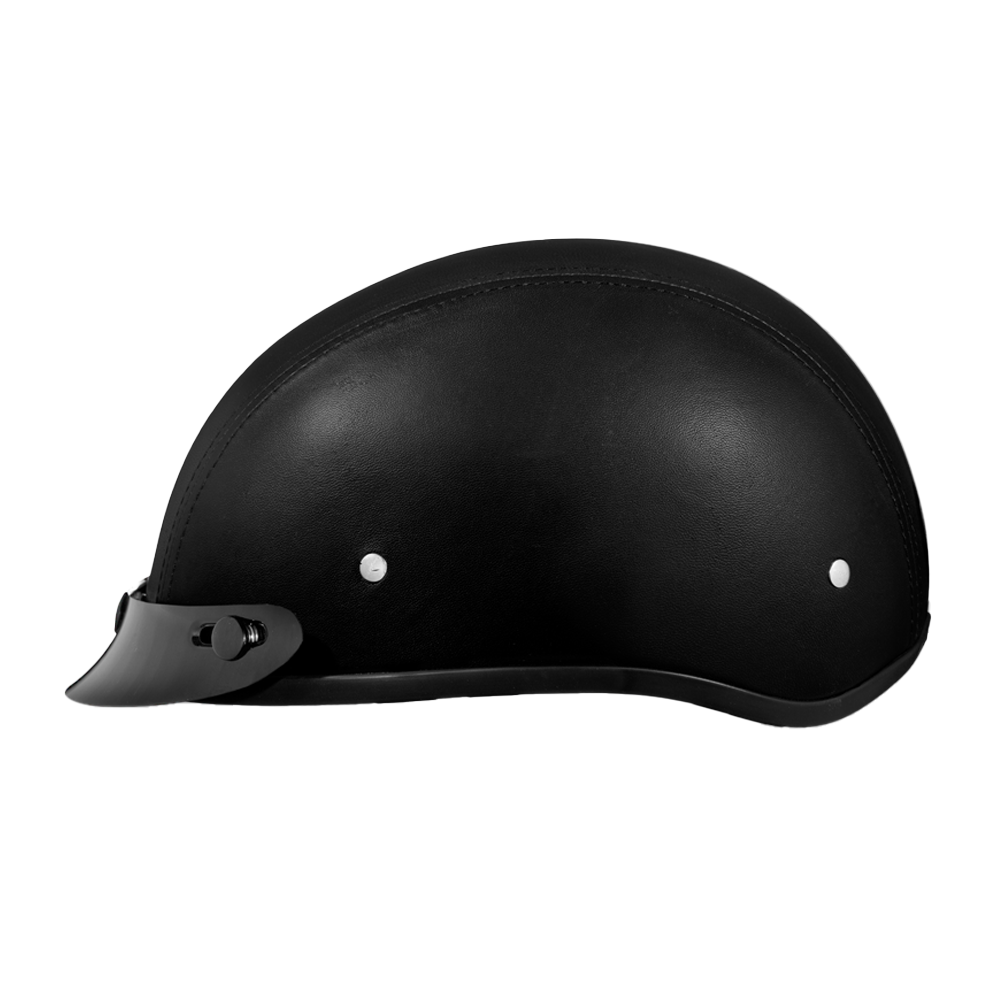 D.O.T. Daytona Skull Cap- Leather Covered DAYTONA SKULL CAP - LEATHER Daytona Helmets