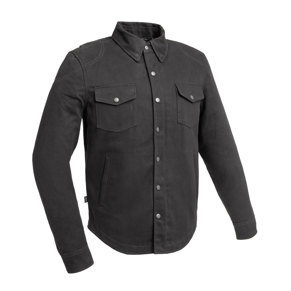 Dagger Motorcycle Twill Shirt Men's Shirt First Manufacturing Company Black S