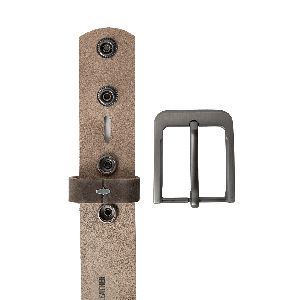 Dark Brown Nubuck Belt Belt Accessories