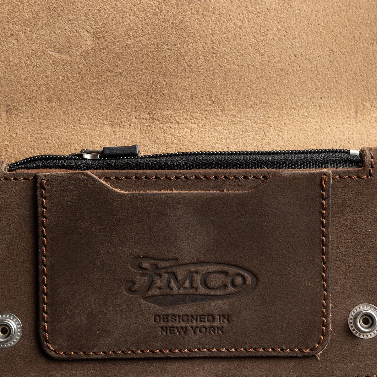 SMALL TRUCKER - Vegetable Tanned Leather Wallet