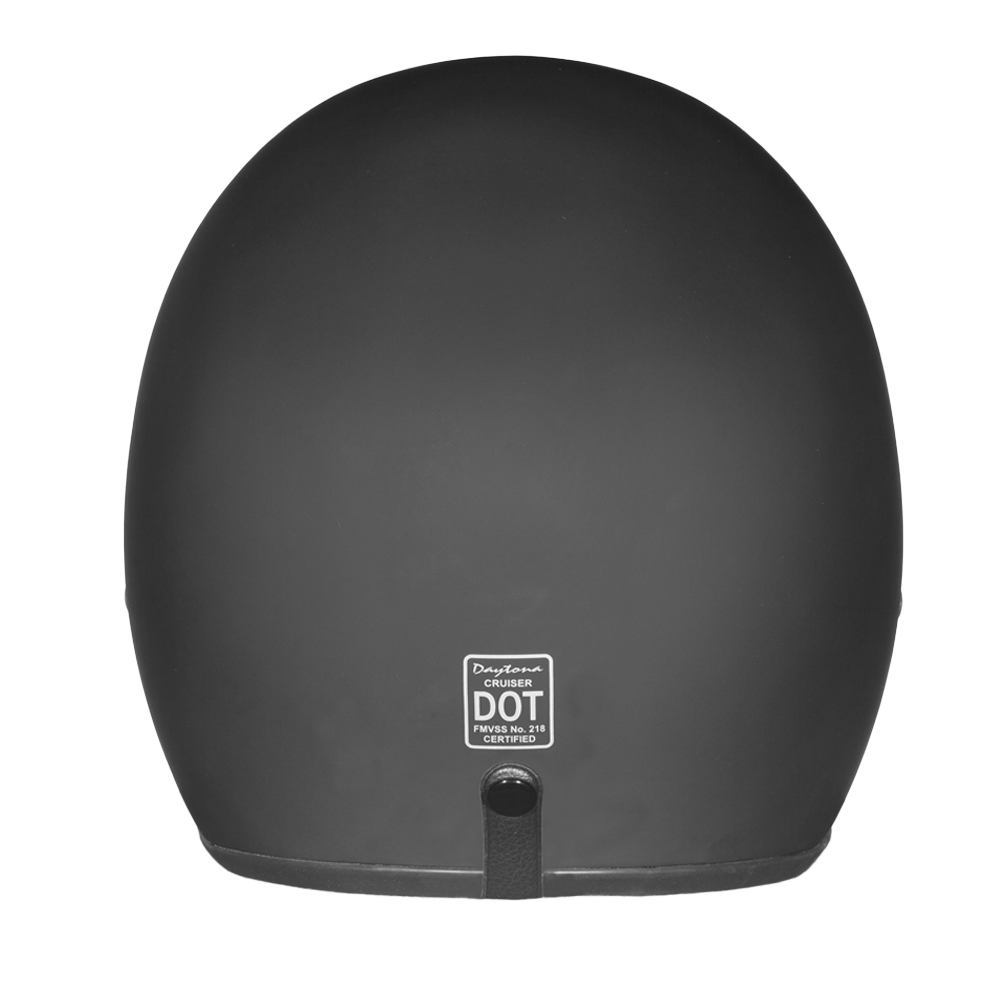 D.O.T. Daytona Cruiser- Dull Black CRUISER Daytona Helmets