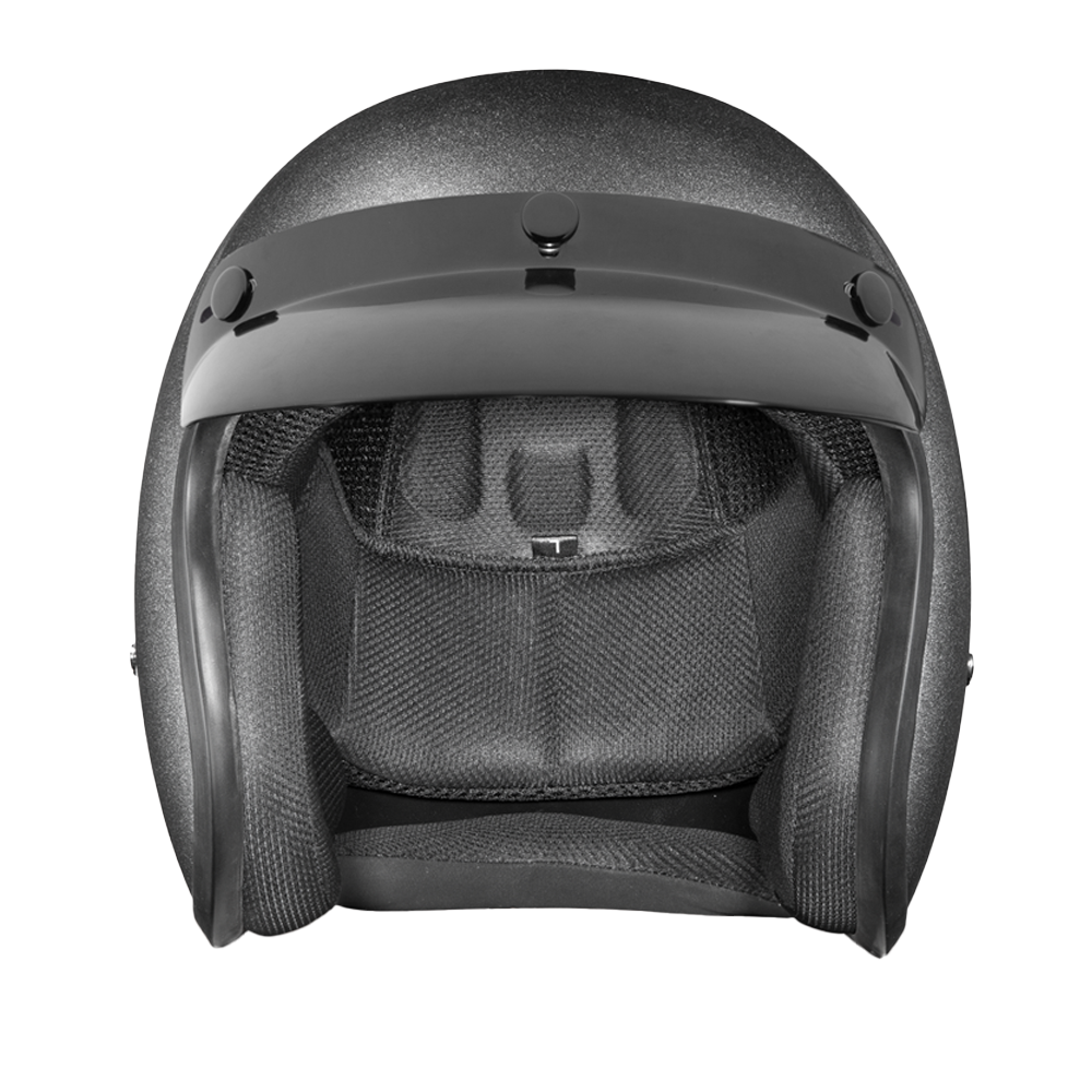 D.O.T. Daytona Cruiser- Gun Metal Grey Metallic CRUISER Daytona Helmets