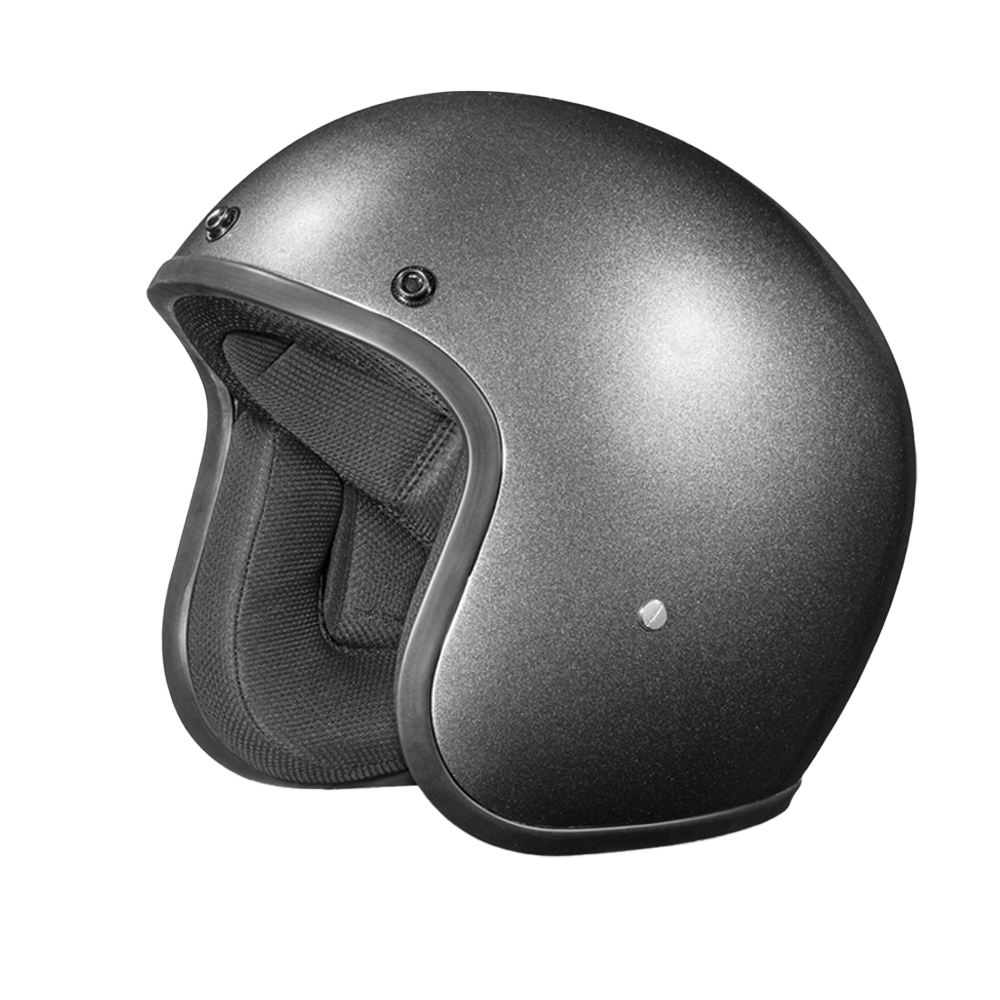 D.O.T. Daytona Cruiser- Gun Metal Grey Metallic CRUISER Daytona Helmets