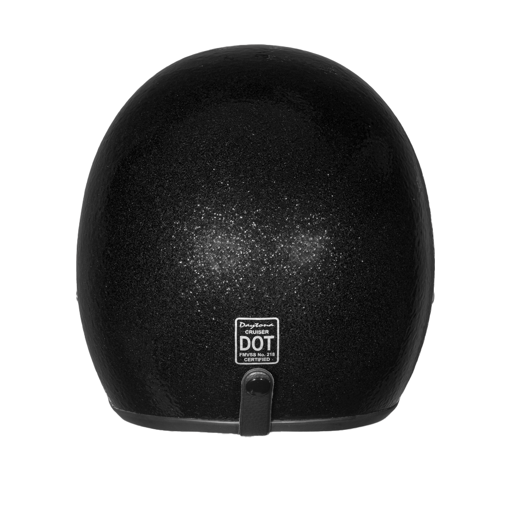 D.O.T. Daytona Cruiser- Black Metal Flake CRUISER - METAL FLAKE Daytona Helmets