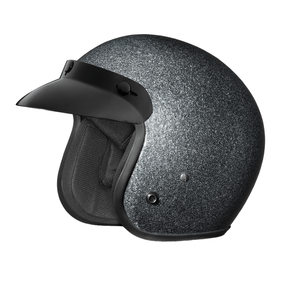 D.O.T. Daytona Cruiser- Gun Metal Flake CRUISER - METAL FLAKE Daytona Helmets