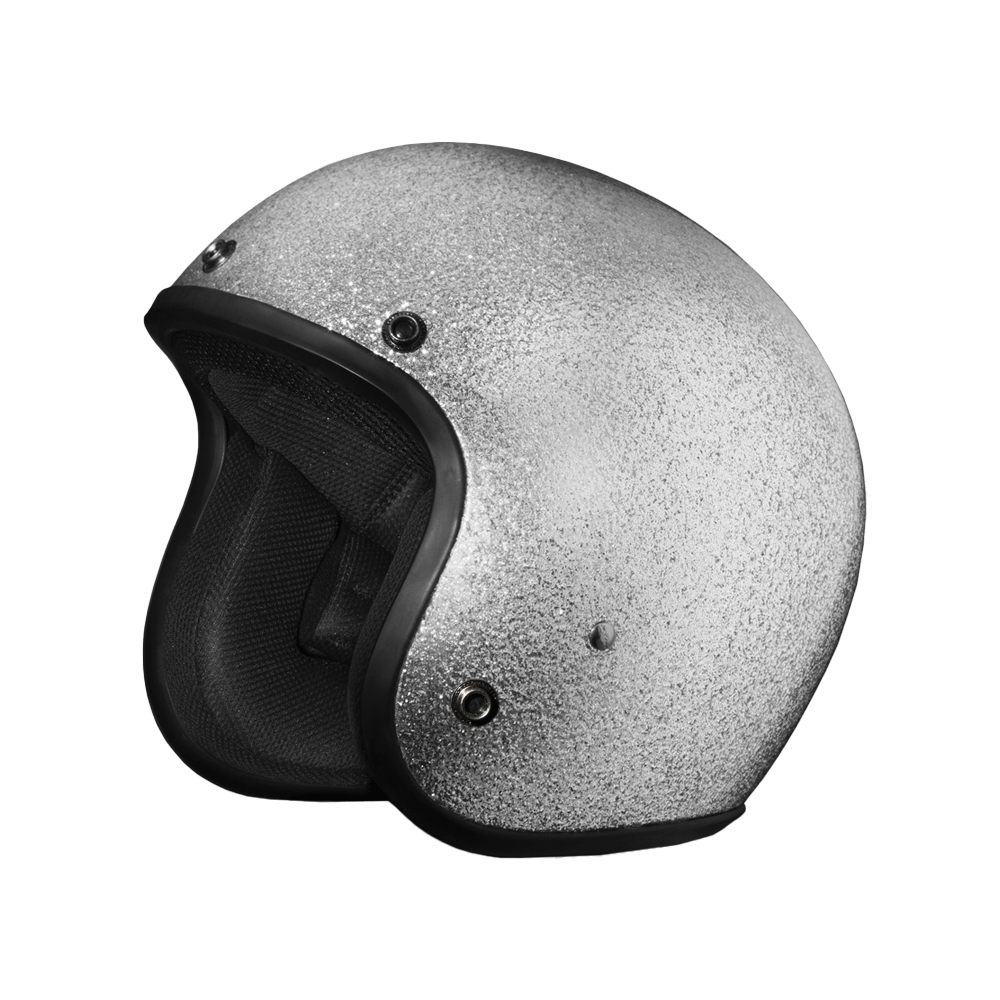 D.O.T. Daytona Cruiser- Silver Metal Flake CRUISER - METAL FLAKE Daytona Helmets