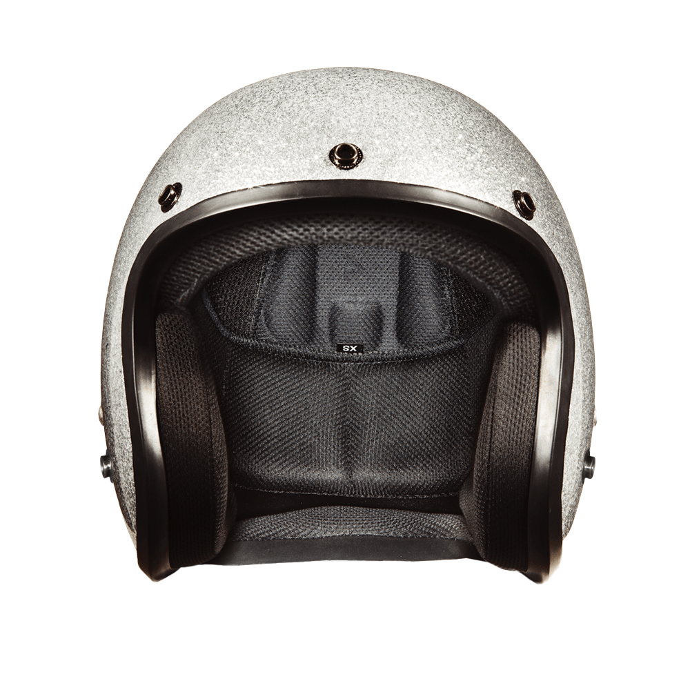 D.O.T. Daytona Cruiser- Silver Metal Flake CRUISER - METAL FLAKE Daytona Helmets