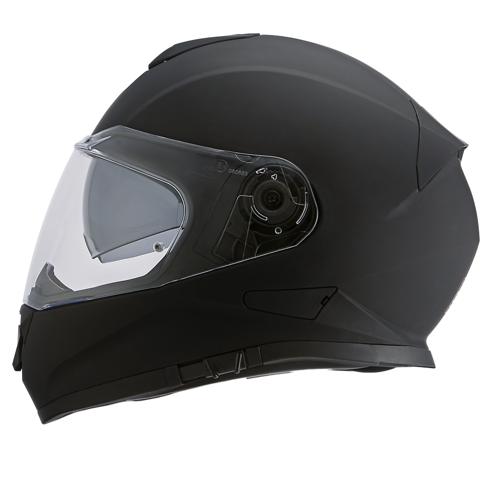 Daytona Detour Full Face Motorcycle Helmet - DOT Certified, Dual Visor, Street Bike Helmet, Men/Women/Youth - Dull Black DETOUR Daytona Helmets