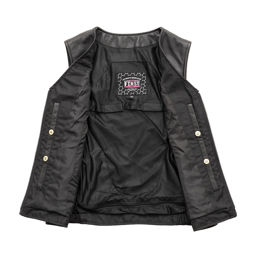 Diana - Women's Motorcycle Leather Vest Women's Leather Vest Vests