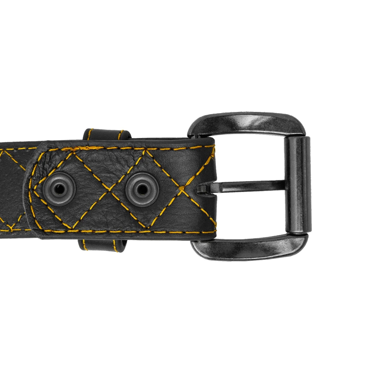 Diamond Quilted Leather Belt Belt Accessories