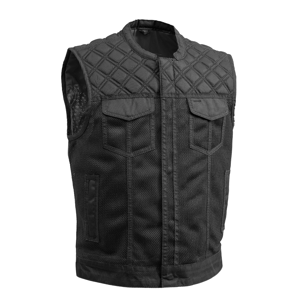 Downside Moto Mesh Men's Motorcycle Vest Men's Moto Mesh Vest Vests Black S