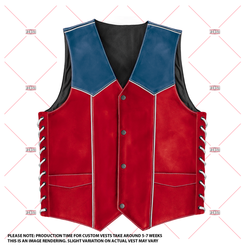 Independence Day Western Style Vest Custom Builder First Manufacturing Company