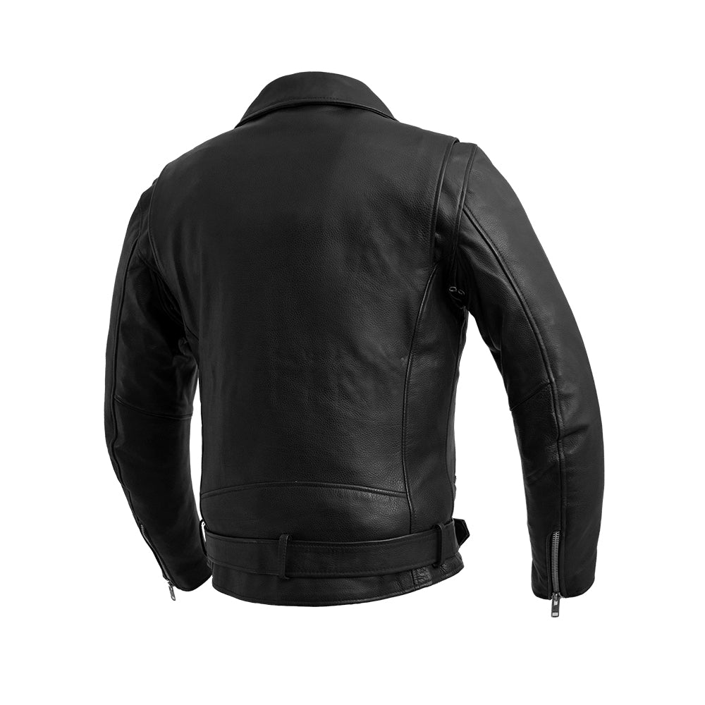 Fillmore Men's Motorcycle Leather Jacket Black Men's Leather Jacket Jackets