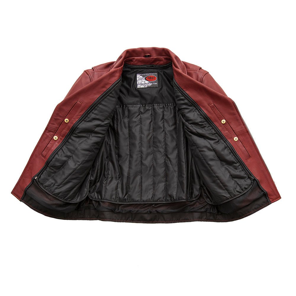 Fillmore Men's Motorcycle Leather Jacket (Copy) Men's Leather Jacket First Manufacturing Company