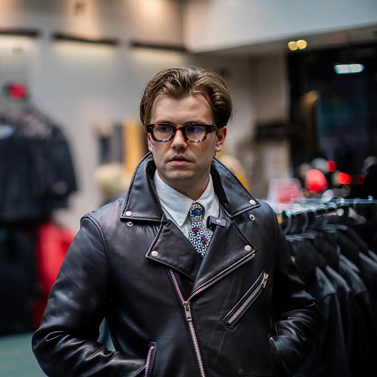 Fillmore Men's Motorcycle Leather Jacket Men's Leather Jacket Jackets