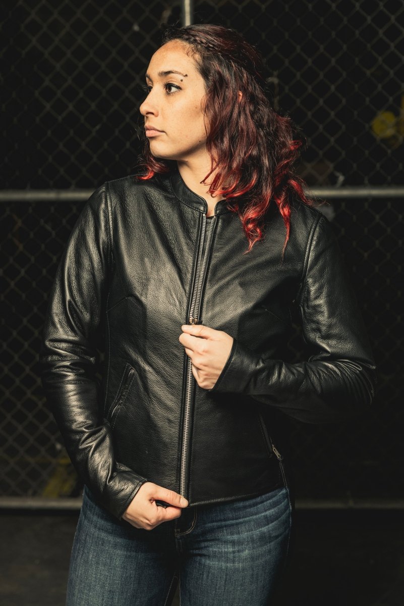 Flashback - Women's Motorcycle Leather Jacket Women's Leather Jacket Jackets