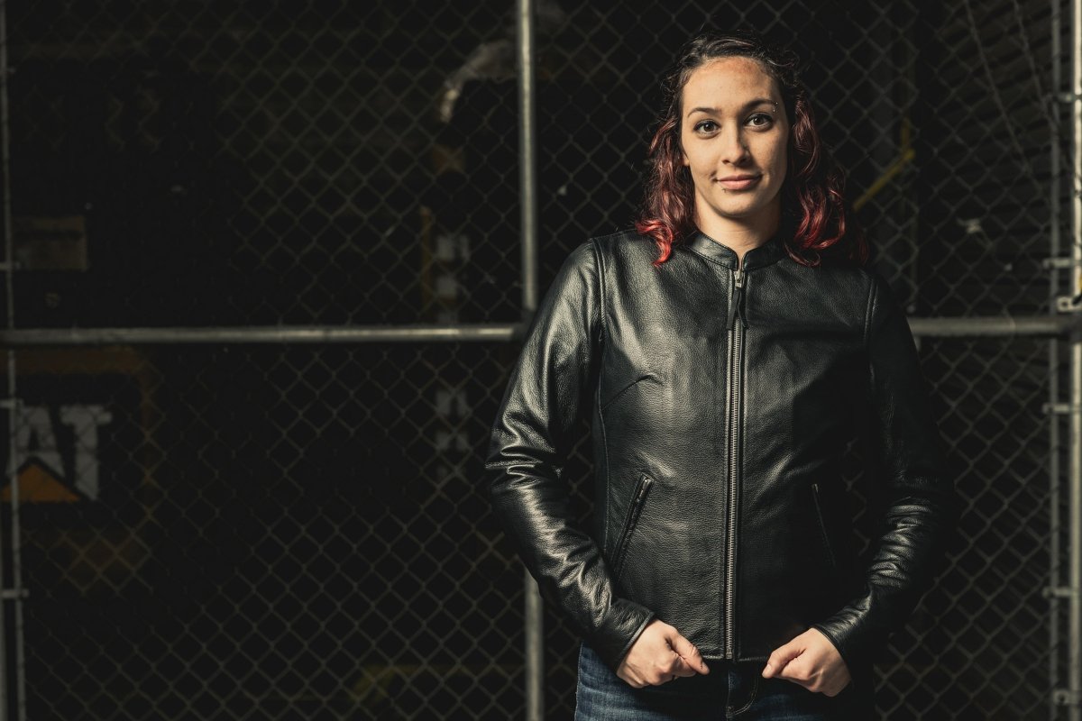 Flashback - Women's Motorcycle Leather Jacket Women's Leather Jacket Jackets
