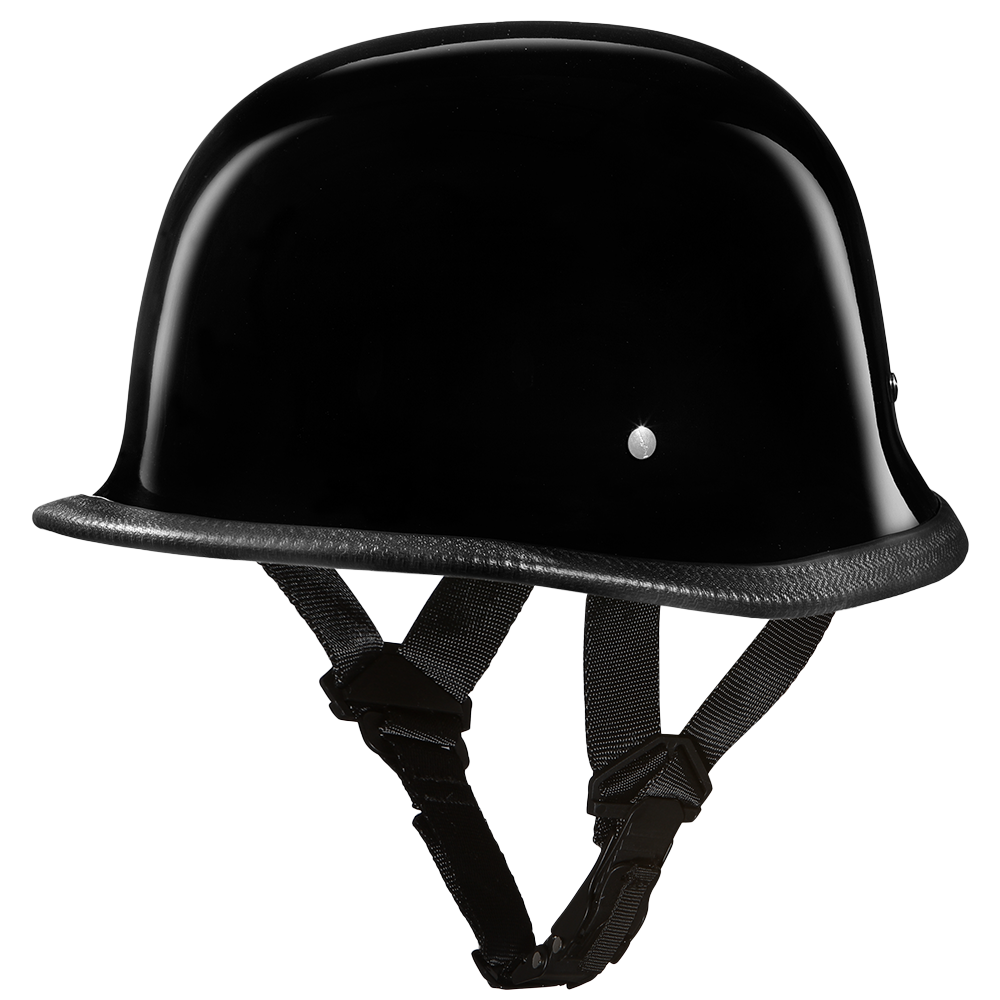 D.O.T. German- Hi-Gloss Black GERMAN Daytona Helmets