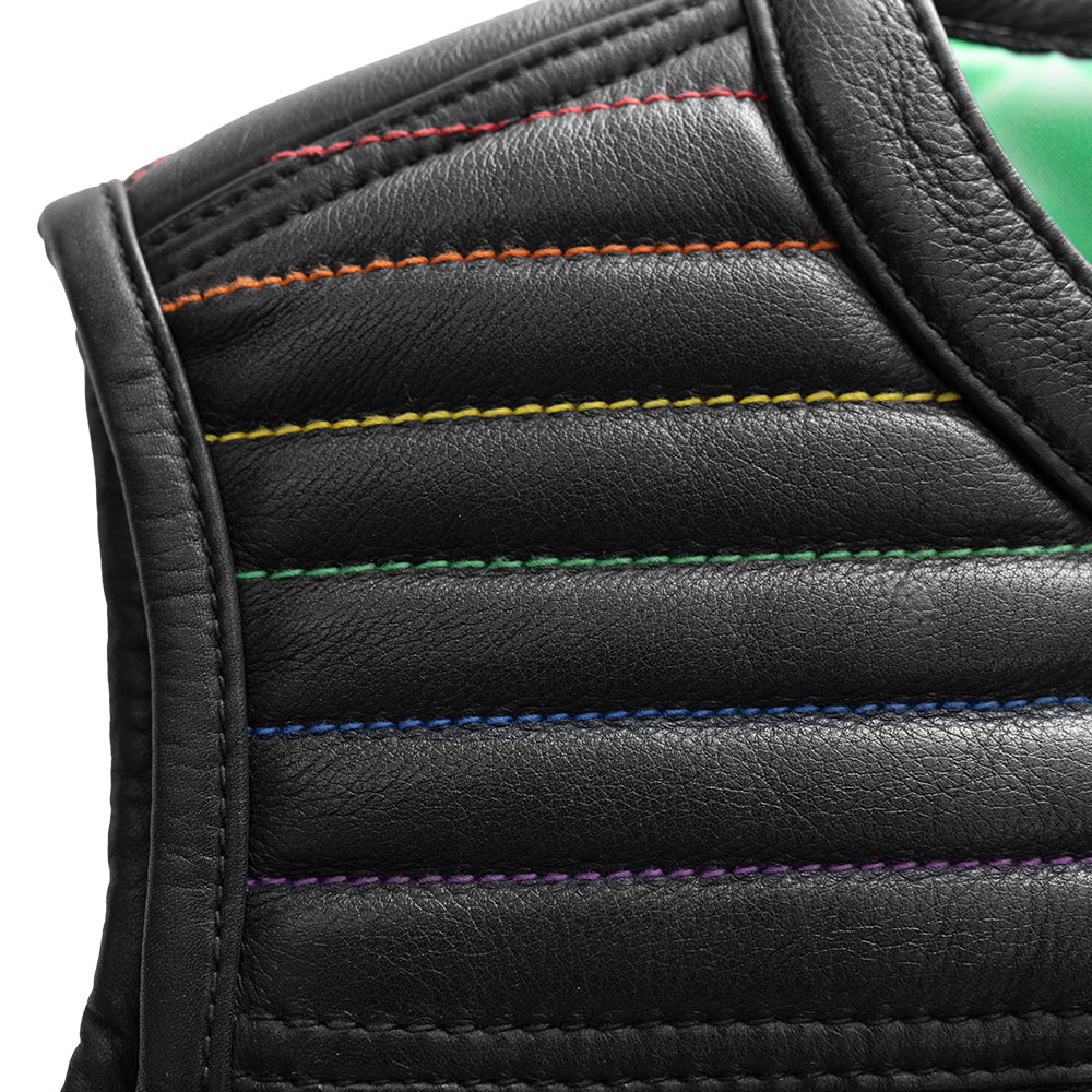 Garland Women's Club Style Motorcycle Leather Vest - Limited Edition Factory Customs First Manufacturing Company