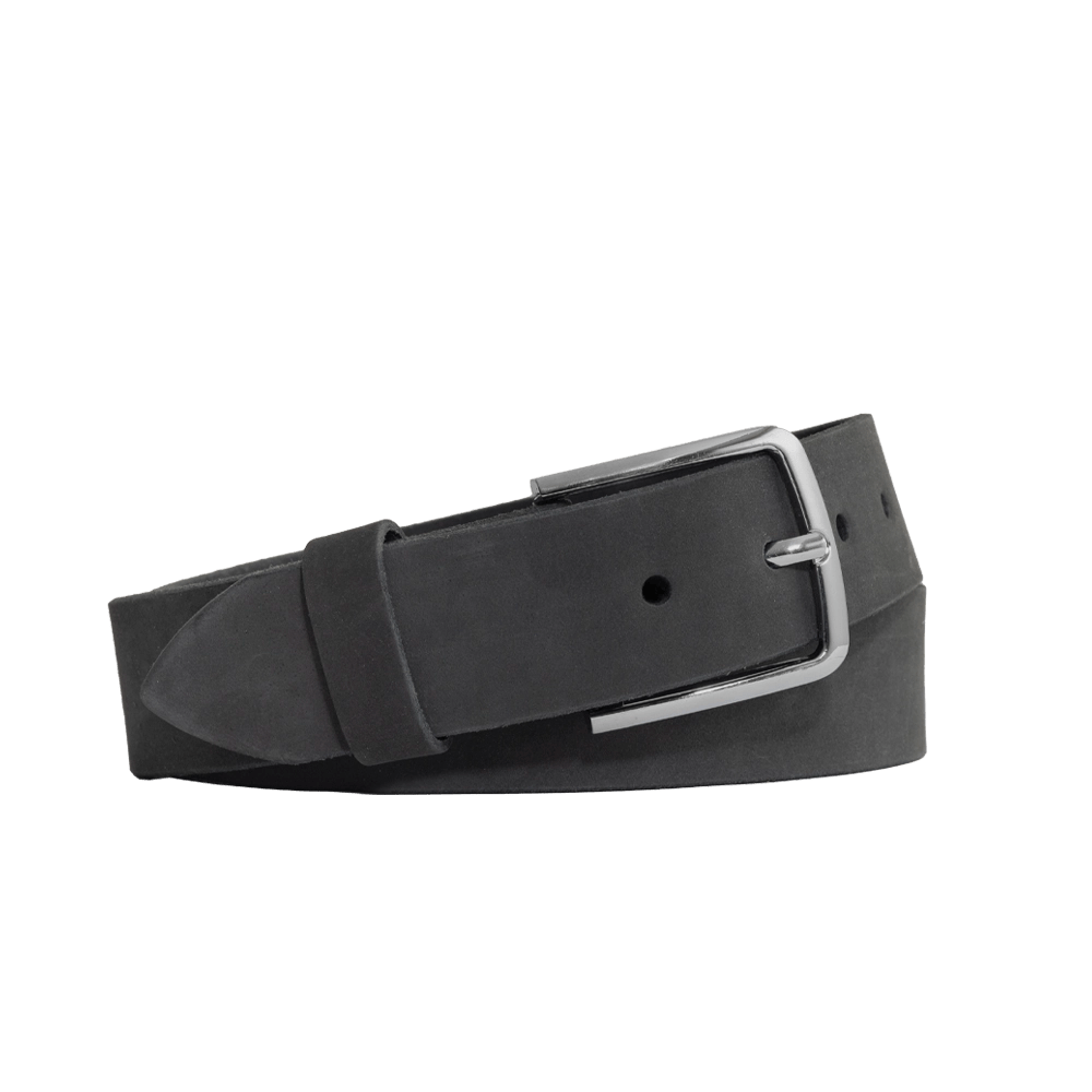 Gunmetal Nubuck Belt Belt Accessories Gunmetal 32