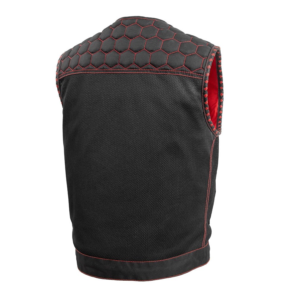 Hornet Moto Mesh Men's Club Style Vest Men's Moto Mesh Vest Vests