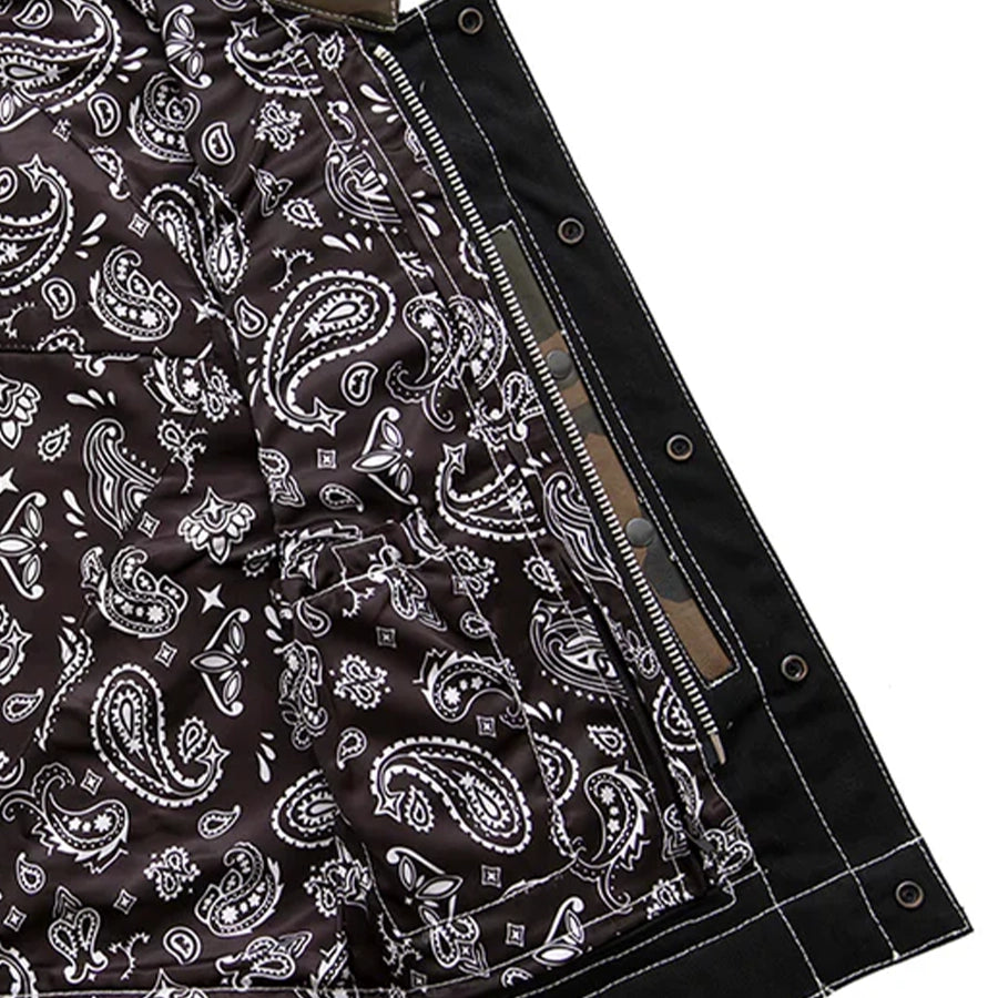 Infantry Motorcycle Leather Canvas Vest Factory Customs First Manufacturing Company