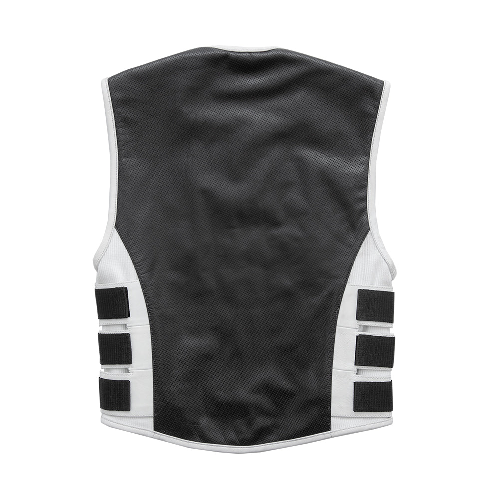 Jailbreak - Men's Swat Style Motorcycle Leather Vest Factory Customs First Manufacturing Company