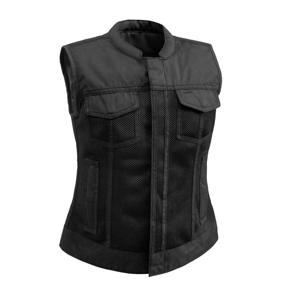 Jessica Moto Mesh Women's Motorcycle Vest Women's Moto Mesh Vest Vests Black XS