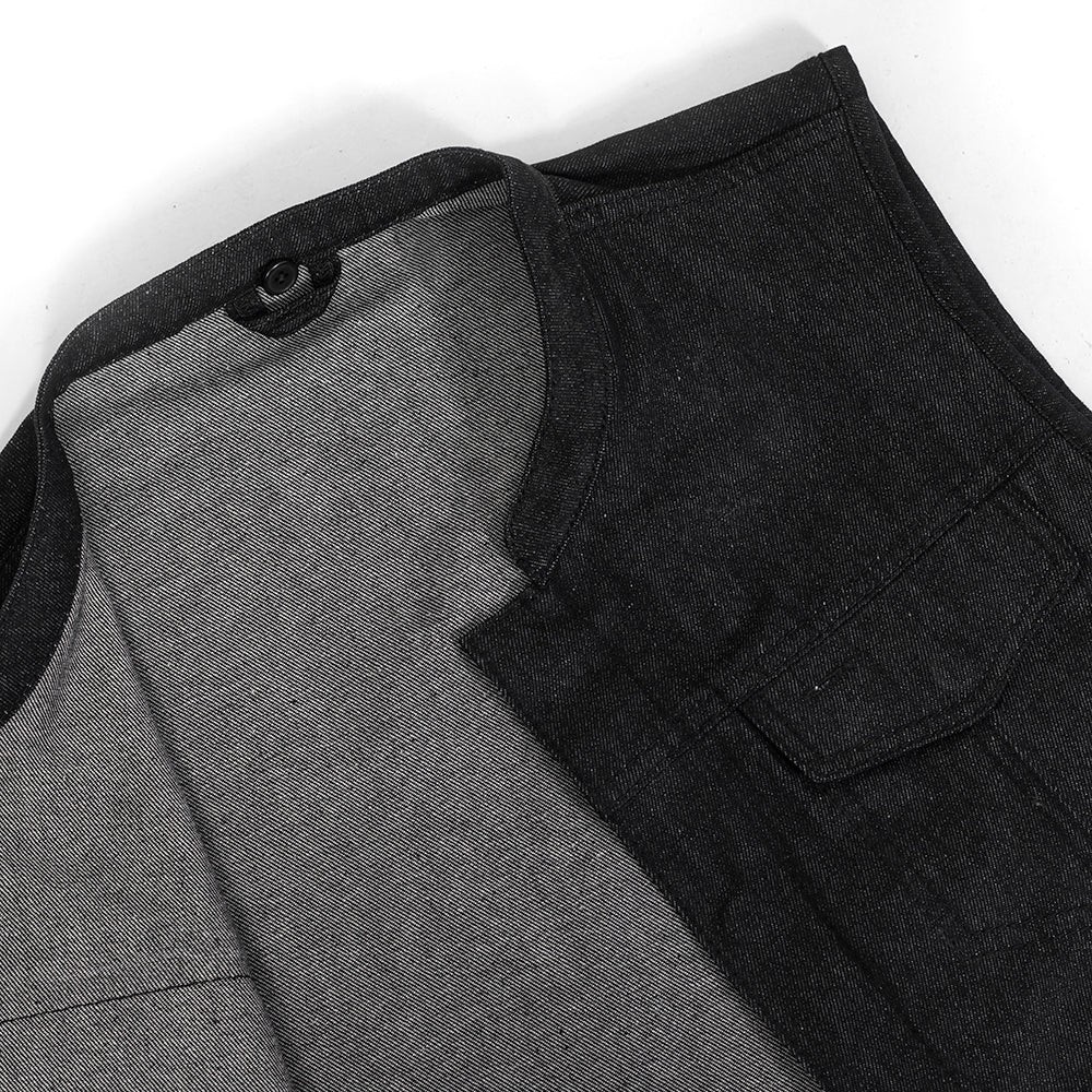 Kershaw Men's Motorcycle Denim Vest Men's Denim Vest Vests