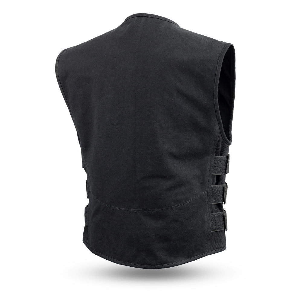 Knox - Men's Motorcycle Swat Style 20oz. Canvas Vest Men's Canvas Vests Vests