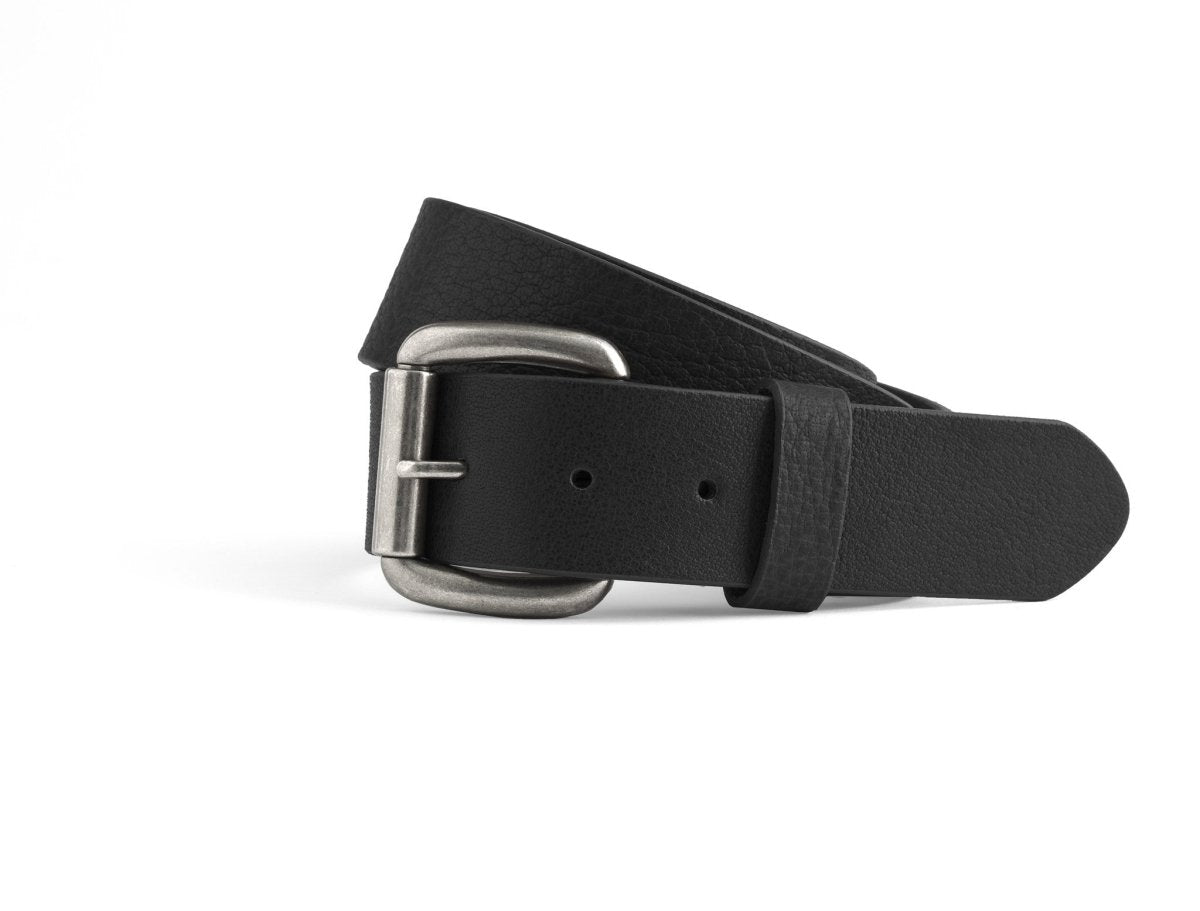 Leather Belt 1 1/2" Belt Accessories Black 32