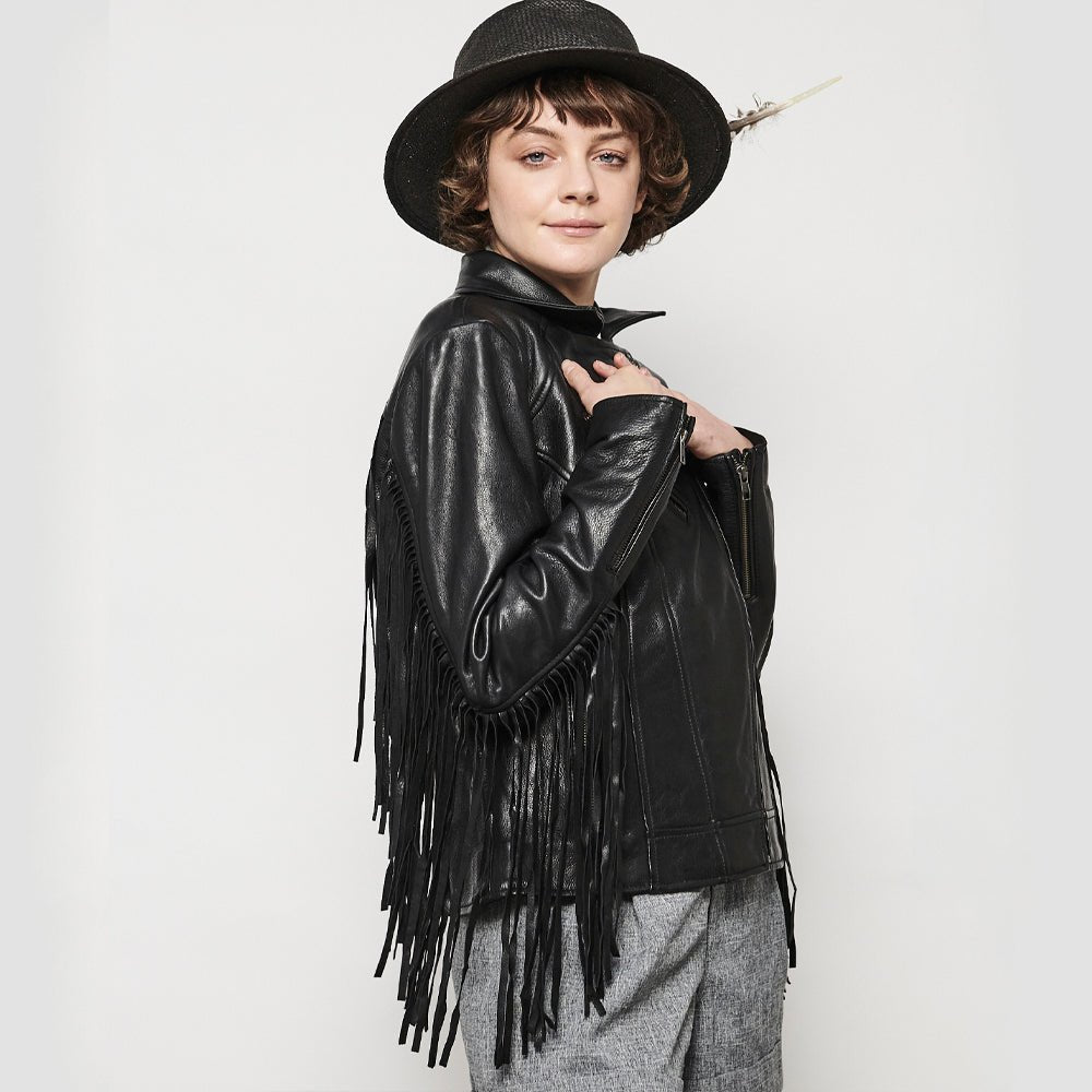 Lesley - Women's Motorcycle Leather Jacket - BHBR Women's Leather Jacket Jackets