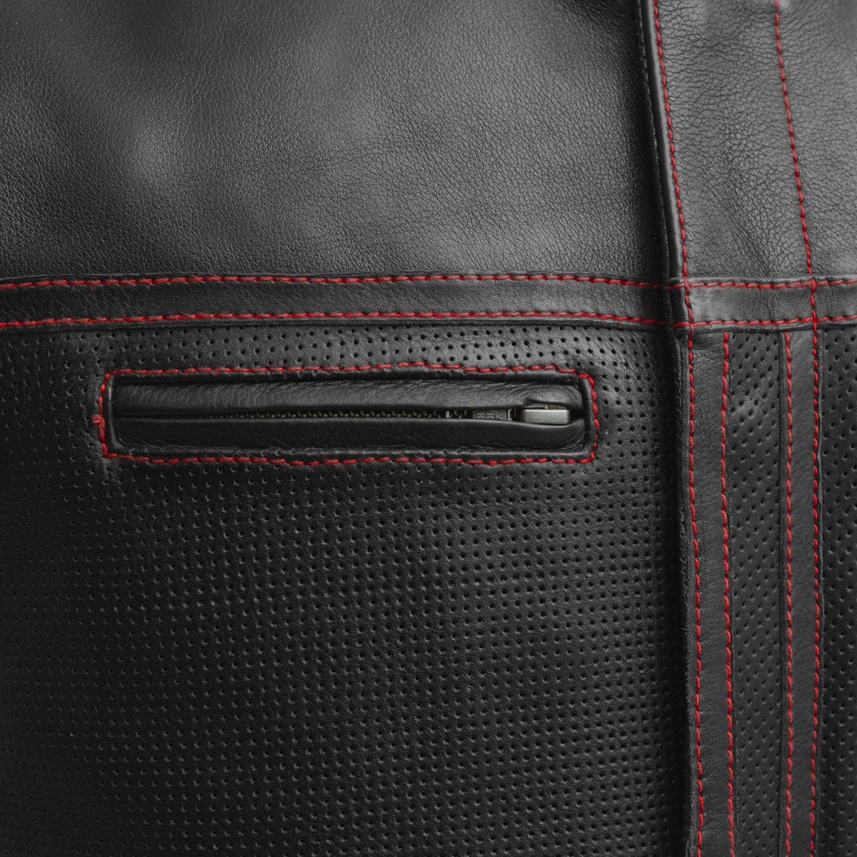 Lowrider Perforated Men's Leather Vest Men's Perforated Leather Vest Vests