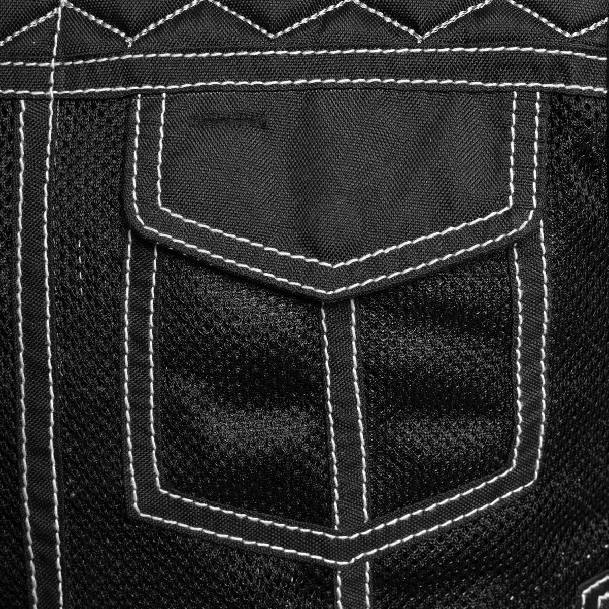 Lowside Hornet Moto Mesh Men's Club Style Vest Men's Moto Mesh Vest Vests