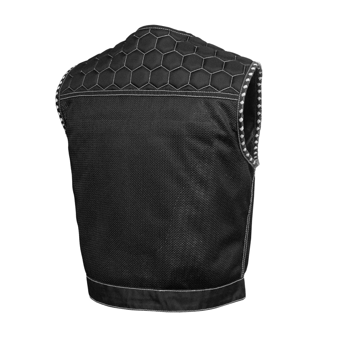 Lowside Hornet Moto Mesh Men's Club Style Vest Men's Moto Mesh Vest Vests