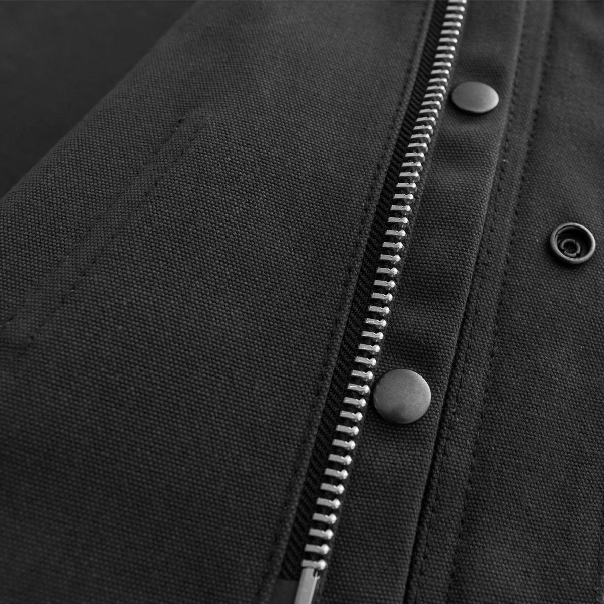 Lowside Black Men's Motorcycle Canvas Vest Men's Canvas Vests Vests