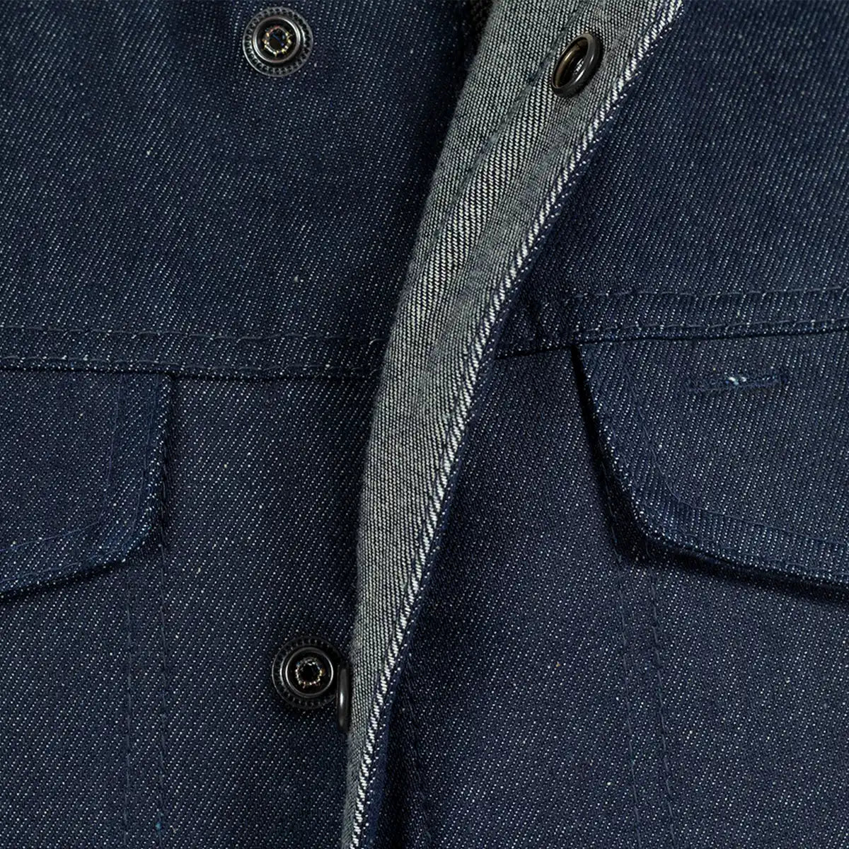 Lowside Men's Motorcycle Denim Vest (Blue) Men's Denim Vest Vests