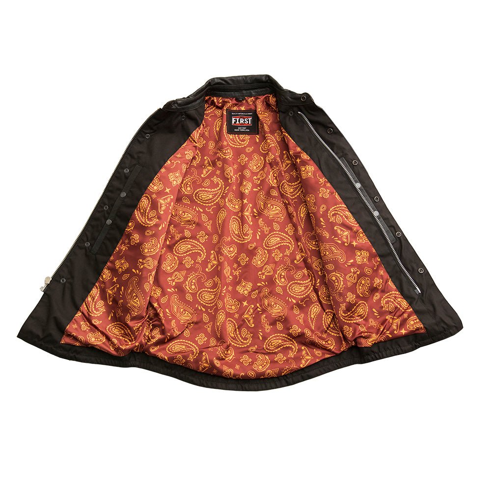 Maduro - Men's Motorcycle Leather Shirt Men's Shirt First Manufacturing Company