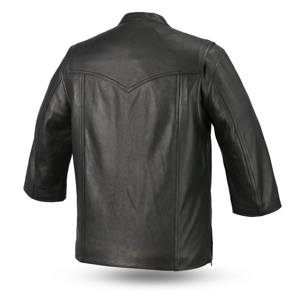 Mesa - Men's Motorcycle Leather Shirt Men's Shirt First Manufacturing Company