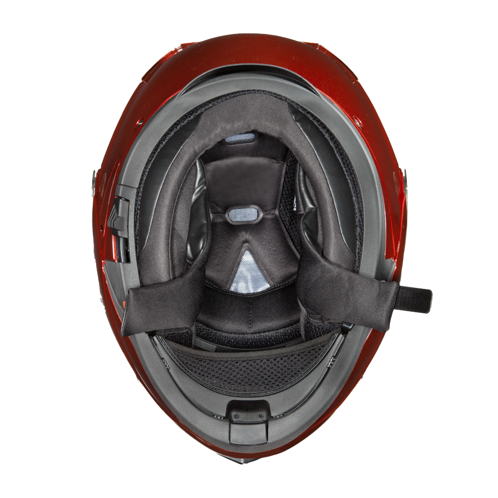 Daytona Glide Modular Motorcycle Helmet - DOT Approved, Bluetooth Ready, Dual Visor, Men/Women/Youth - Black Cherry GLIDE Daytona Helmets